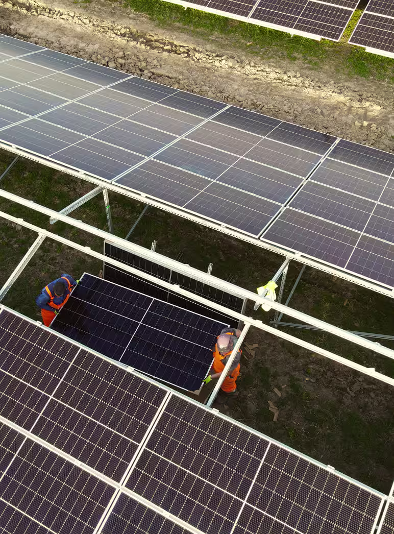 Solar panel installation